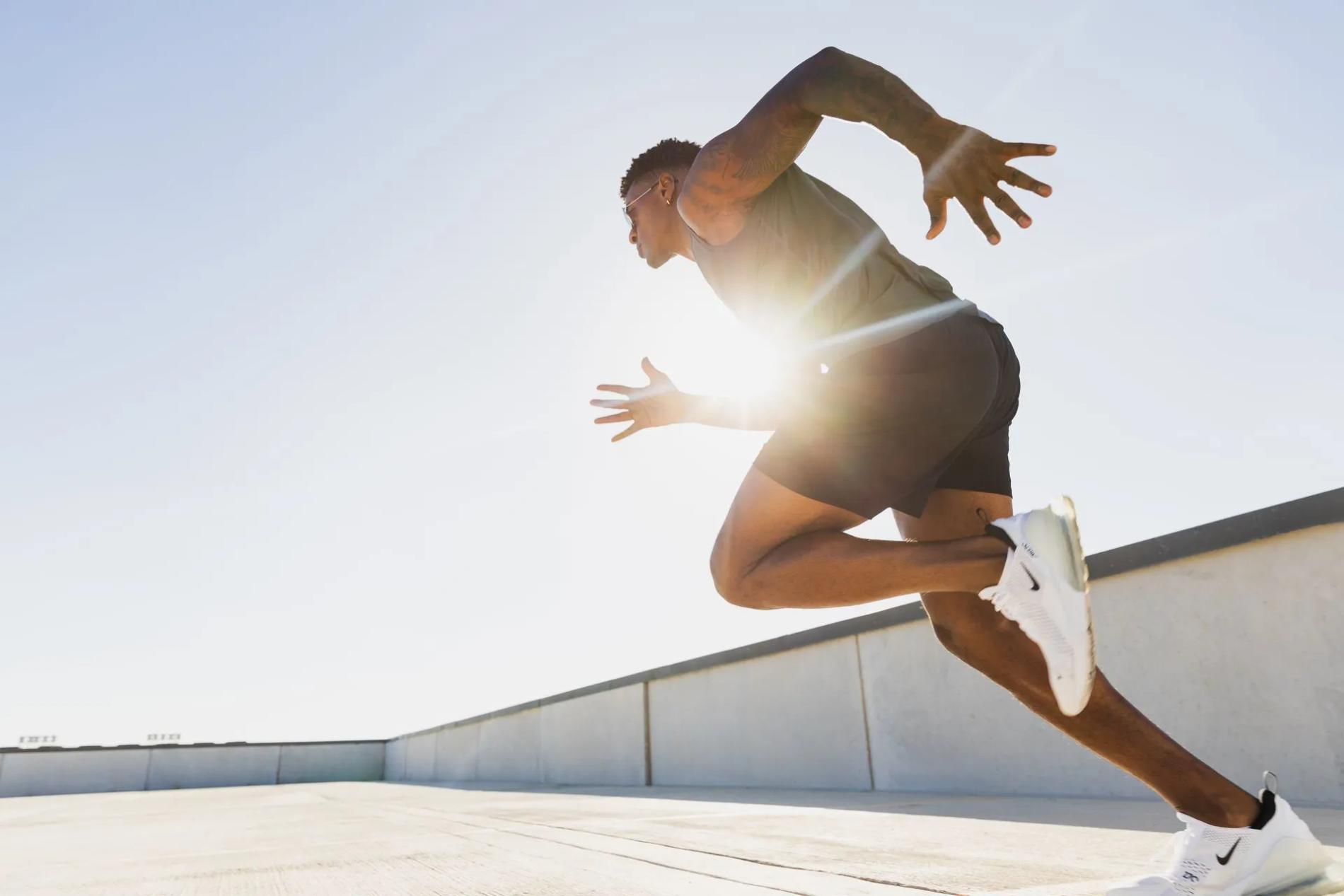 Energized man microdosing TRT starting a run