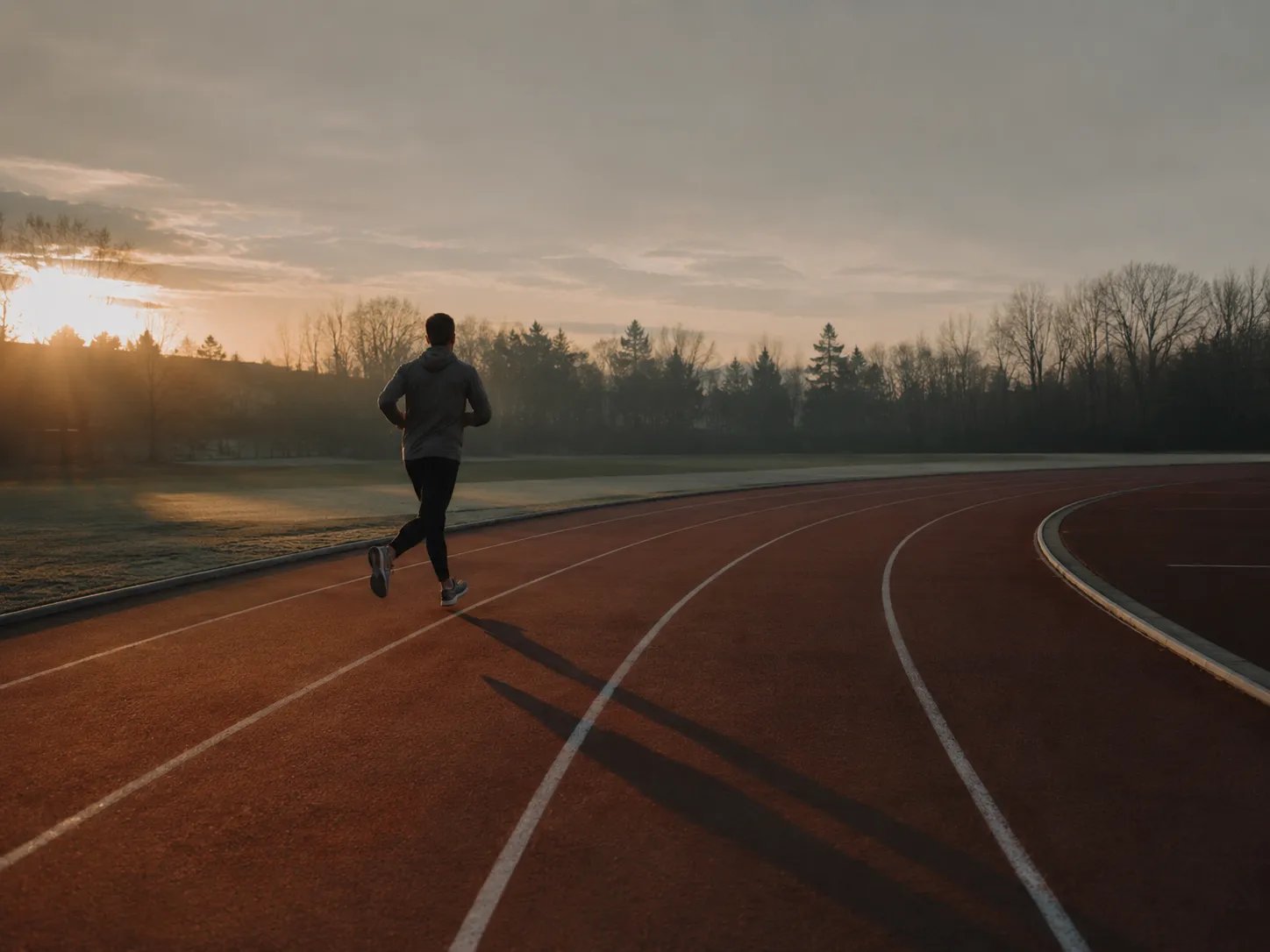 Lone runner at dawn illustrating sports therapeutic use exemption rules for athletes