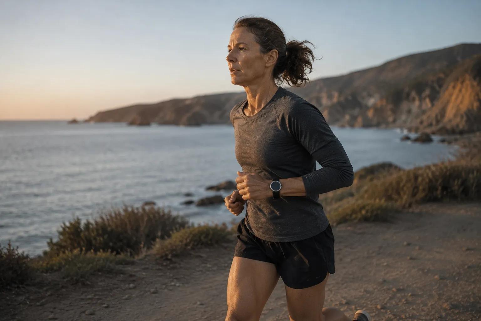 Active woman experiencing bioidentical hormone therapy results over time